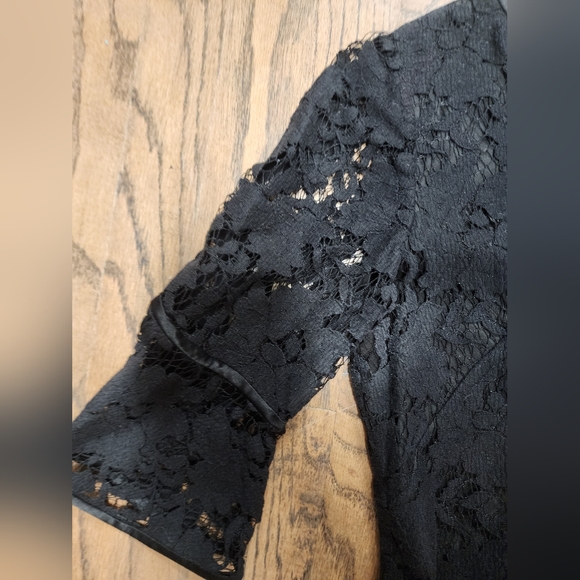 Adrianna Papell Black Lace Mini Dress - Picture 9 of 9